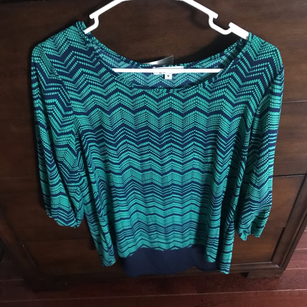 3/4 length sleeve blouse